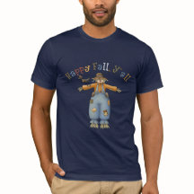 T-shirt heureux d'automne de thanksgiving