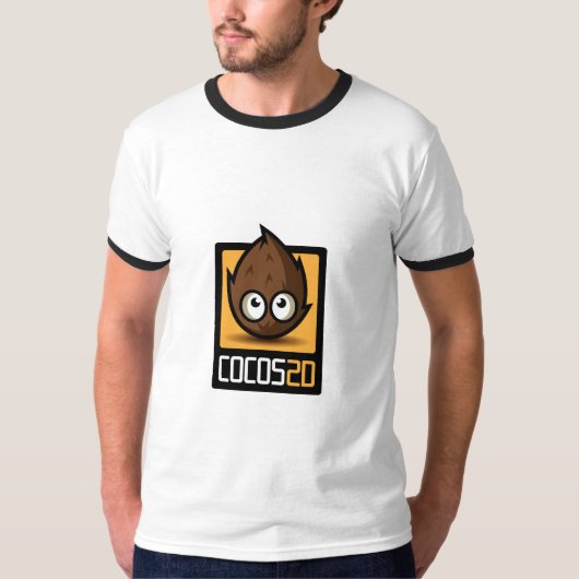 T-shirt heureux de cocos2d (Devant)