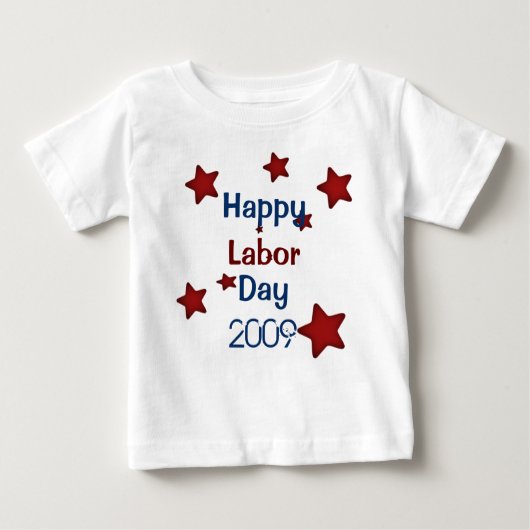 T-shirt heureux de Fête du travail (Devant)