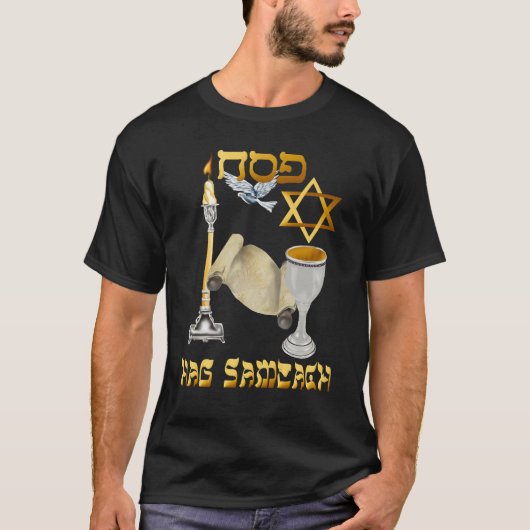 T-shirt heureux de pâque (Devant)