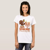 T-shirt heureux de Thanksgivukkah - de Thankgiving (Devant entier)