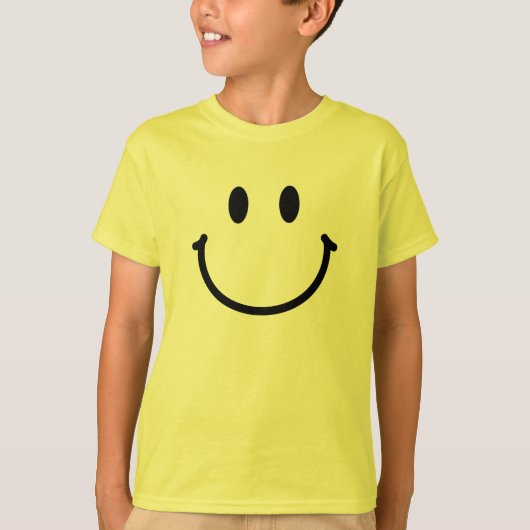 T-shirt heureux de visage (Devant)