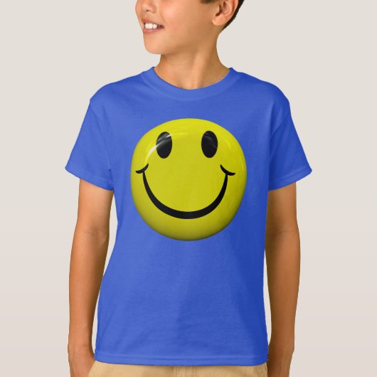 T-shirt heureux de visage (Devant)