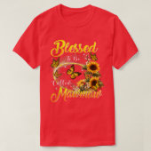 T-shirt Heureux d'être appelé Mawmaw Sunflower Lovers Gran (Design devant)