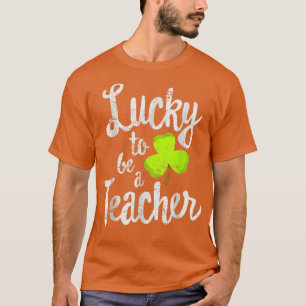 T-shirt Heureux d'être enseignant St Patrick's Day School