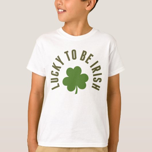 T-shirt Heureux D'Être Irlandais (Devant)
