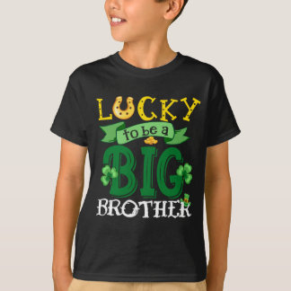 T-shirt Heureux D'Être Un Frère Shamrock De La Fête St. Pa
