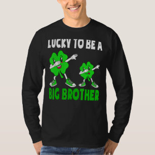 T-shirt Heureux D'Être Un Grand Frère Jour de la Saint Pat