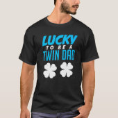T-shirt Heureux D'Être Un Père Twin Designs Pour La Grosse (Devant)
