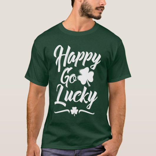 T-shirt Heureux Go Lucky (Devant)