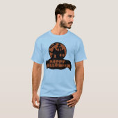 T-shirt heureux halloween (Devant entier)