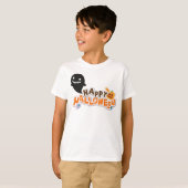 T-shirt heureux Halloween (Devant entier)