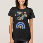 T-shirt Heureux Hanoukka Chanukah Rainbow Menorah Jewish H<br><div class="desc">Joyeux Hanoukka Chanukah Rainbow Menorah Jour juif 1</div>