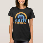 T-shirt Heureux Hanoukka Chanukah Rainbow Menorah Jewish H<br><div class="desc">Joyeux Hanoukka Chanukah Rainbow Menorah Jour juif 2</div>