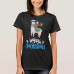 T-shirt Heureux Hanoukka Llamakah Llama Sloth Chanukah Jew<br><div class="desc">Joyeux Hanoukka Llamakah Llama Sloth Chanukah Juif</div>