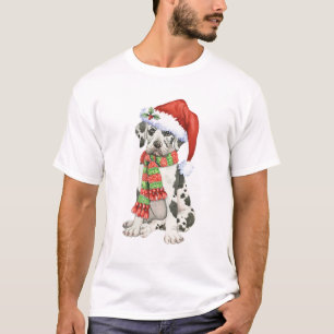 T-shirt Heureux Howliday Great Dane