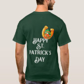 T-shirt Heureux Jour de la Saint Patrick Lucky Leprechaun  (Dos)