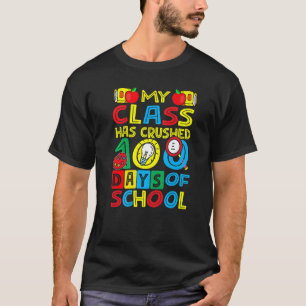 T-shirt Heureux Ma Classe A Crusé 100 Jours D'Enseignement