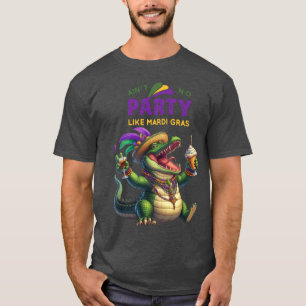 T-shirt Heureux Mardi Gras Alligator