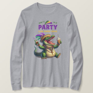 T-shirt Heureux Mardi Gras Alligator