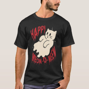 T-shirt Heureux Mew O Wen Black Cat pour Halloween 1