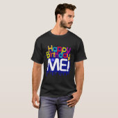 T-shirt Heureux Pour Moi Colorful Py (Devant entier)
