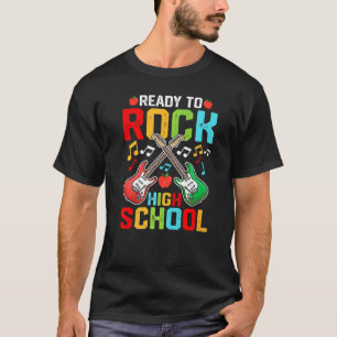 T-shirt Heureux Prêt à Rock Lycée Rentrée Scolaire Gui