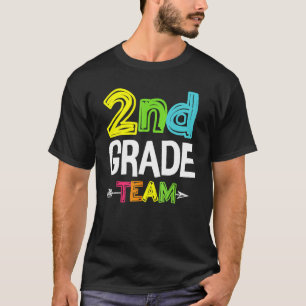 T-shirt Heureux Retour À L'École 2e Classe Enseignant D'Éq