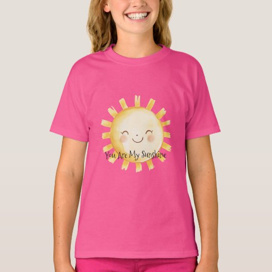 T-shirt Heureux Vous êtes mon soleil (Devant)