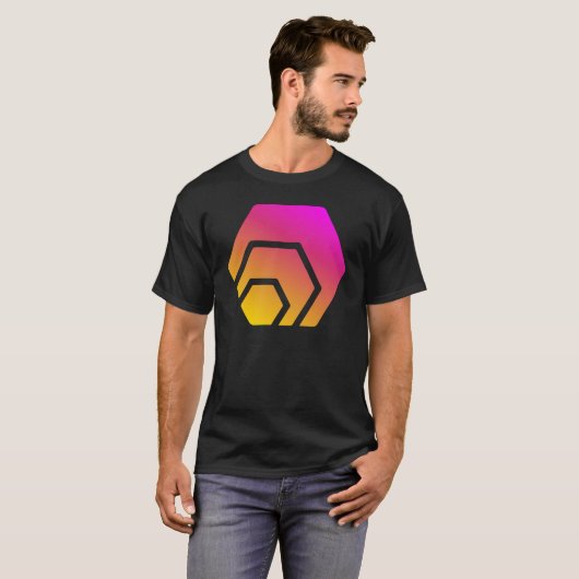 T-shirt Hex Crypto Cryptomonnaie Blockchain Coin Logo (Devant entier)