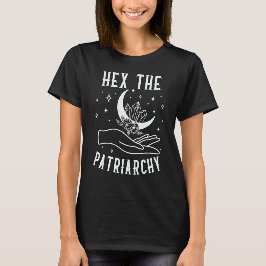 T-shirt Hex The Patriarchy Feminist Tarot Witch Feminism (Devant)