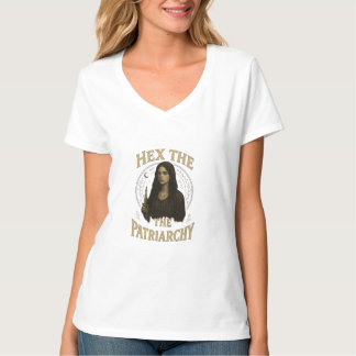 T-shirt Hex the Patriarchy – Wiccan Witch Illustration 