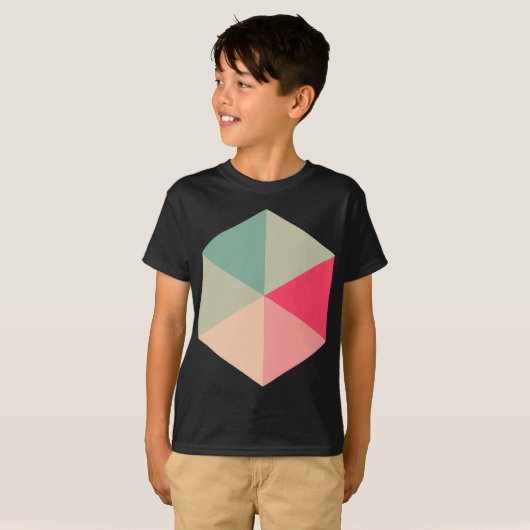 T-shirt Hexagon couleur 04 (Devant entier)