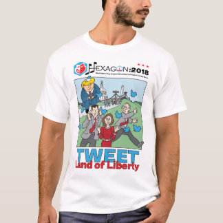 T-shirt Hexagone 2018 : Terre de bip de la liberté, option