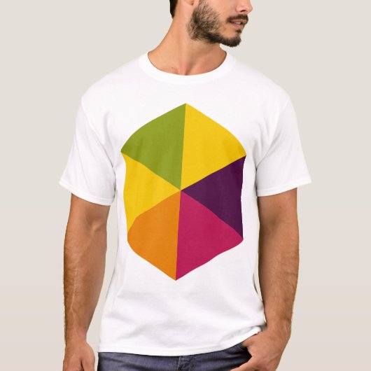 T-shirt Hexagone couleur 01 (Devant)
