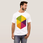 T-shirt Hexagone couleur 01 (Devant entier)