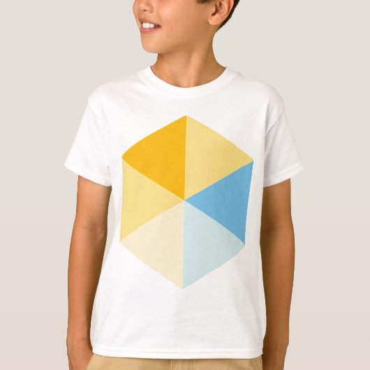 T-shirt Hexagone couleur 03 (Devant)