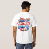 T-shirt Hey Batter Batter Swing Baseball (Dos entier)
