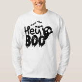T-shirt Hey Boo Funny Halloween (Devant)