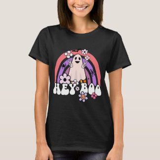 T-shirt Hey Boo Retro Halloween