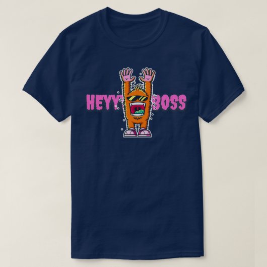 T-shirt Hey Boss Graffiti (Design devant)