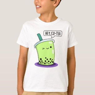 T-shirt Hey Cu Tea Drôle Boba Tea Pun