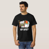 T-shirt Hey cuties com classique (Devant entier)