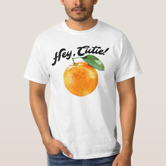 T-shirt Hey cuties com drôle (Devant)