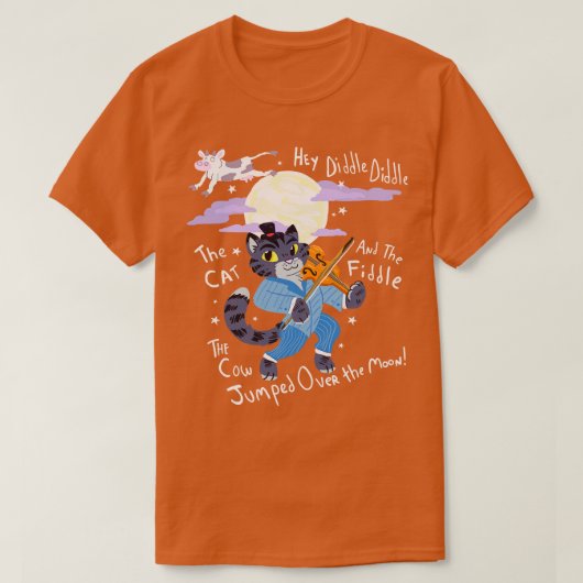 T-shirt Hey Diddle Diddle (Design devant)