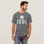 T-shirt Hey Dude Drôle à Manches Longues (Devant entier)