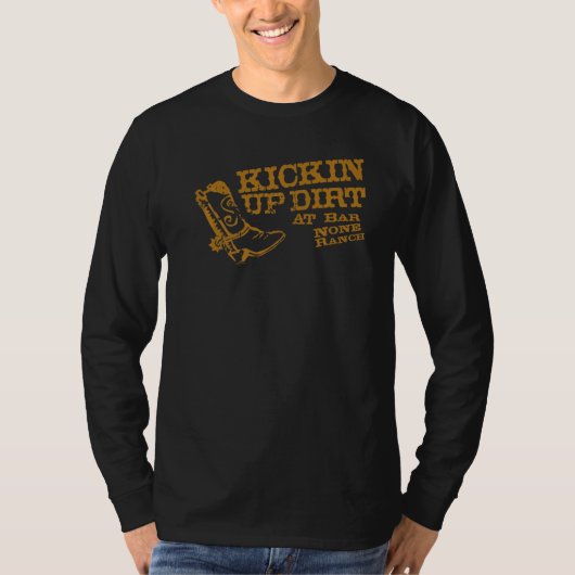 T-shirt Hey Dude Kickin Up Dirt (Devant)