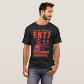 T-shirt Hey ENTJ personnalité type commandant extravert (Devant entier)
