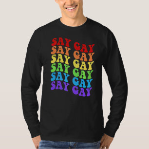 T-shirt Hey Florida Dites Gay Lgbtq Rainbow Pride