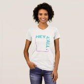 T-shirt "Hey Y'all" Grey (Devant entier)